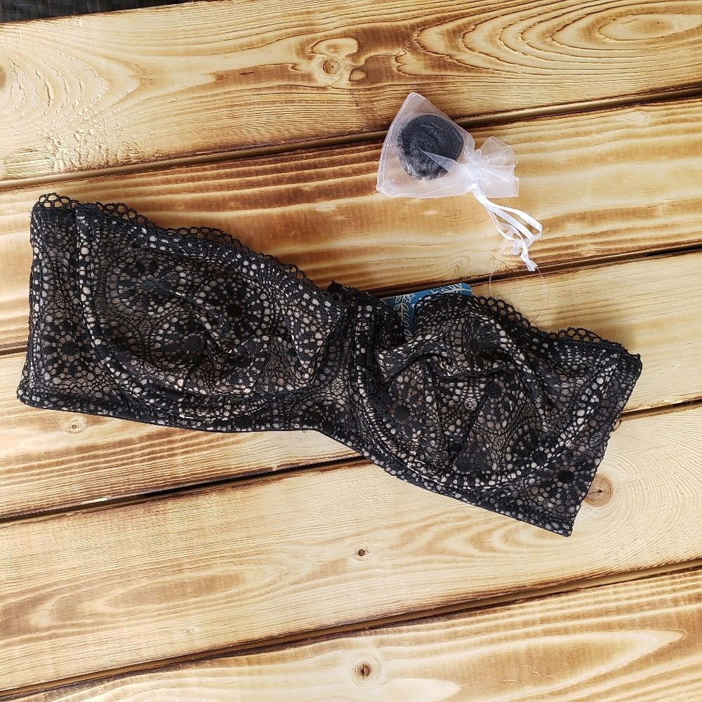 Free People Starla Underwire Bra in Black